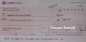 cimb cheque 